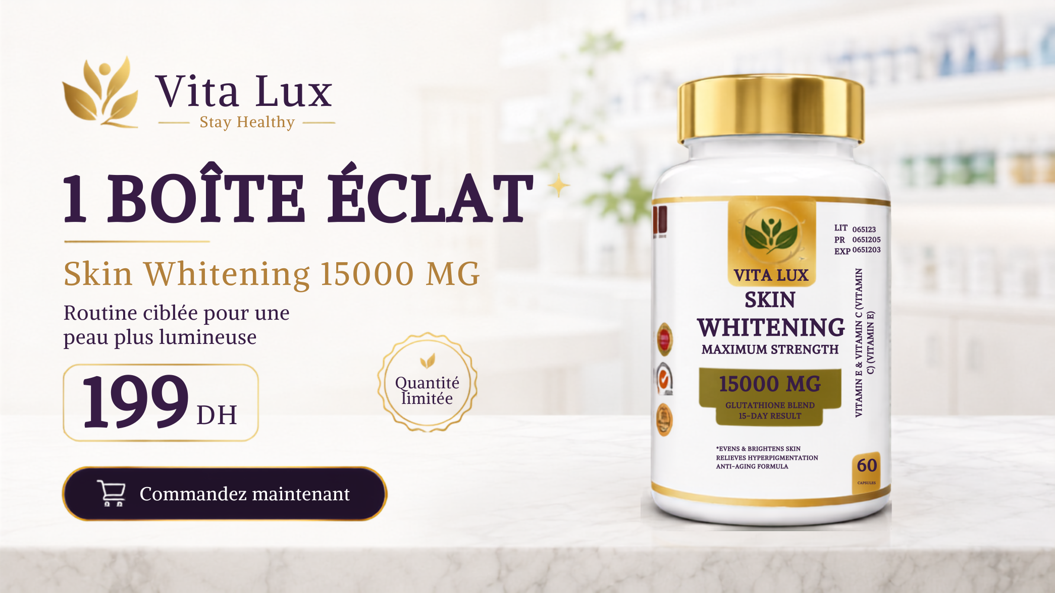 Vita Lux Skin Whitening 15000 MG