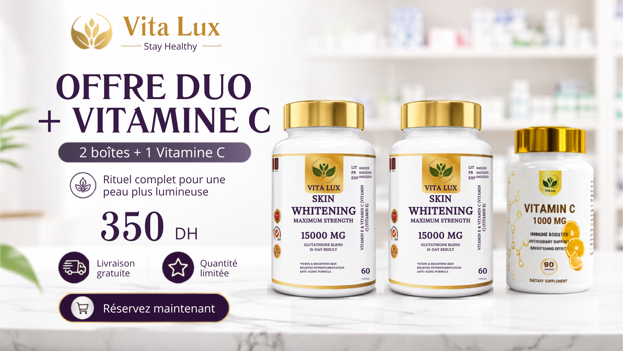 Vita Lux Skin Whitening 15000 MG