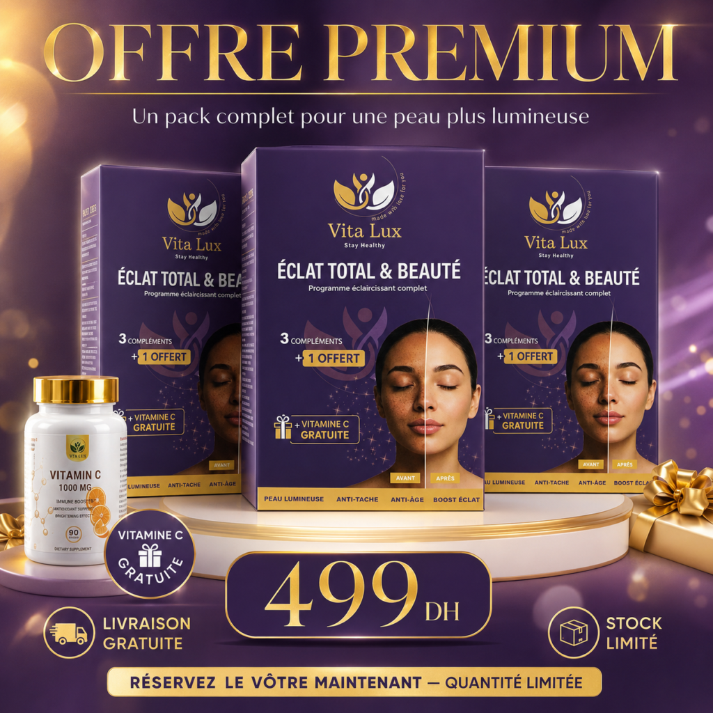 Pack Complet Vita Lux 3 Boîtes + Vitamine C