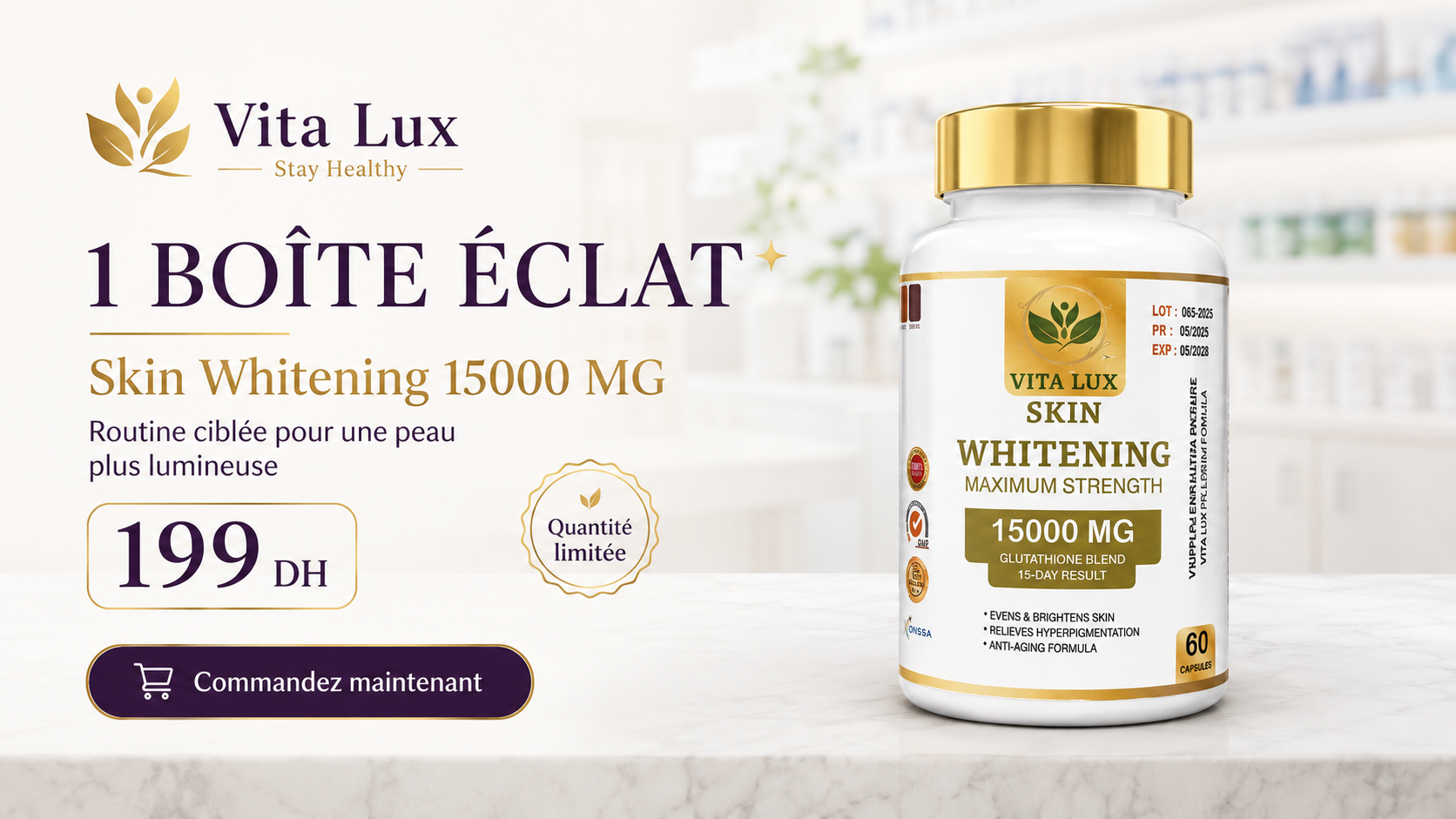 Vita Lux Skin Whitening 15000 MG
